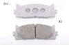 JAPANPARTS PA-277AF (PA277AF) Brake Pad Set, disc brake