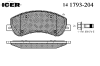 ICER 141793-204 (141793204) Brake Pad Set, disc brake