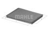 MAHLE ORIGINAL LA50/1 (LA501) Filter, interior air