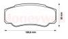 BENDIX 573115B Brake Pad Set, disc brake