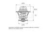 BEHR THERMOT-TRONIK TX1584D Thermostat, coolant