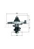 BEHR THERMOT-TRONIK TX3685D Thermostat, coolant