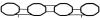 AJUSA 13223600 Gasket, intake manifold