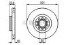 BOSCH 0986479060 Brake Disc