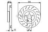BOSCH 0986479412 Brake Disc