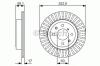BOSCH 0986479982 Brake Disc