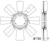 HELLA 8MV376757-421 (8MV376757421) Fan Wheel, engine cooling
