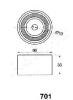 ASHIKA 45-07-701 (4507701) Tensioner, timing belt