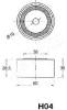 ASHIKA 45-0H-004 (450H004) Tensioner, timing belt