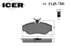 ICER 141145-700 (141145700) Brake Pad Set, disc brake