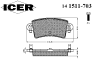 ICER 141511-703 (141511703) Brake Pad Set, disc brake