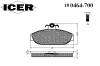 ICER 180464-700 (180464700) Brake Pad Set, disc brake