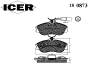 ICER 180873 Brake Pad Set, disc brake