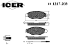 ICER 181217-203 (181217203) Brake Pad Set, disc brake