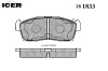 ICER 181833 Brake Pad Set, disc brake