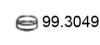 ASSO 99.3049 (993049) Seal, exhaust pipe