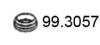 ASSO 99.3057 (993057) Seal, exhaust pipe