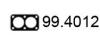 ASSO 99.4012 (994012) Gasket, exhaust pipe