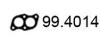 ASSO 99.4014 (994014) Gasket, exhaust pipe