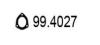 ASSO 99.4027 (994027) Gasket, exhaust pipe