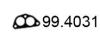 ASSO 99.4031 (994031) Gasket, exhaust pipe