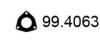 ASSO 99.4063 (994063) Gasket, exhaust pipe
