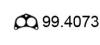 ASSO 99.4073 (994073) Gasket, exhaust pipe
