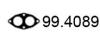 ASSO 99.4089 (994089) Gasket, exhaust pipe