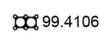 ASSO 99.4106 (994106) Gasket, exhaust pipe