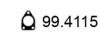 ASSO 99.4115 (994115) Gasket, exhaust pipe