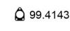 ASSO 99.4143 (994143) Gasket, exhaust pipe