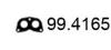 ASSO 99.4165 (994165) Gasket, exhaust pipe