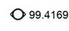 ASSO 99.4169 (994169) Gasket, exhaust pipe