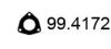 ASSO 99.4172 (994172) Gasket, exhaust pipe