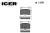 ICER 181150 Brake Pad Set, disc brake