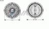 AVA QUALITY COOLING FDC445 Clutch, radiator fan