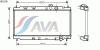 AVA QUALITY COOLING HD2180 Radiator, engine cooling