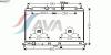 AVA QUALITY COOLING KAA2077 Radiator, engine cooling