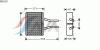 AVA QUALITY COOLING MZ6193 Heat Exchanger, interior heating