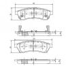 NIPPARTS J3610904 Brake Pad Set, disc brake