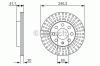 BOSCH 0986479960 Brake Disc