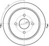 QUINTON HAZELL BDC4349 Brake Disc