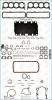 AJUSA 50088000 Full Gasket Set, engine