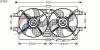 AVA QUALITY COOLING CR7507 Fan, radiator