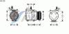 AVA QUALITY COOLING HYK198 Compressor, air conditioning