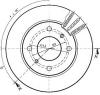 QUINTON HAZELL BDC3775 Brake Disc
