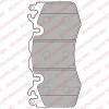 DELPHI LP2187 Brake Pad Set, disc brake