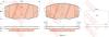 TRW GDB3523 Brake Pad Set, disc brake