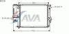 AVA QUALITY COOLING BW2186 Radiator, engine cooling
