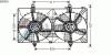 AVA QUALITY COOLING DN7518 Fan, radiator